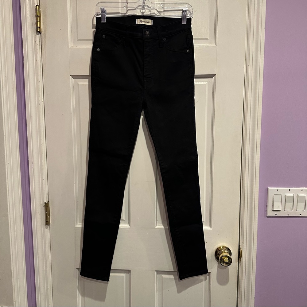 Madewell 10” High Riser Skinny Skinny Jeans Black | Size 26